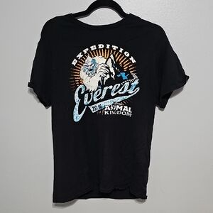 Expedition Everest L Black Disney T-Shirt